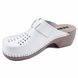Жіночі сабо LEON 161, анатомічні, шкіряні, білі 161-white-40 фото 3