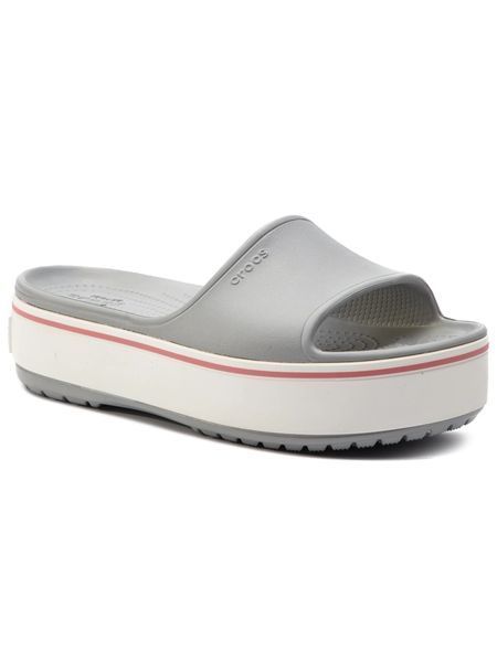 Шльопанці Crocband Platform Slide Grey 36 розмір PlatformSlideGreyW6 фото