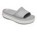 Шльопанці Crocband Platform Slide Grey 36 розмір PlatformSlideGreyW6 фото 1
