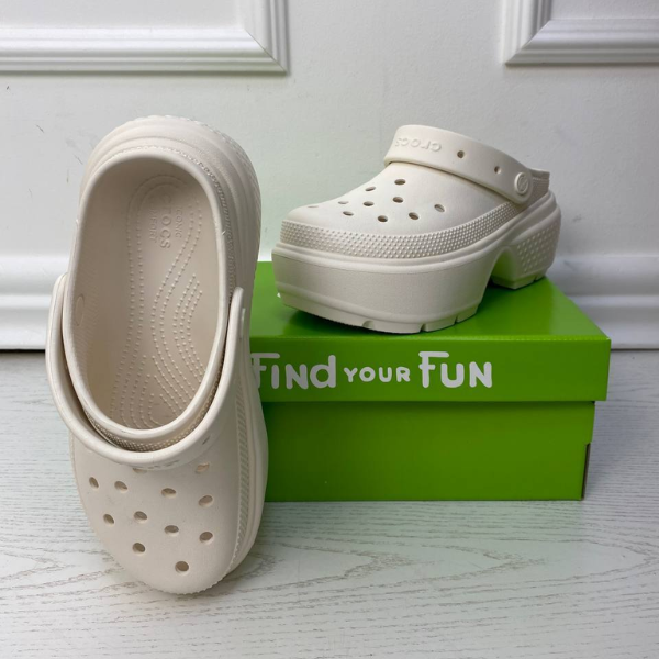 Кроксы Stomp Clog White 36 размер StompClogWhiteW6 фото