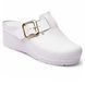 Жіночі сабо LEON 1024, анатомічні, шкіряні, білі 1024 Білий баккар фото 1