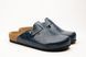 Медицинские мужские сабо LEON 4700, анатомические, кожаные, синие 4700-blue-42 фото 2