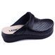 Женские сабо LEON PU102, анатомические, кожаные, черные PU102-black фото 2