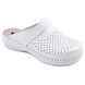 Женские сабо LEON PU102, анатомические, кожаные, белые PU102-white-37 фото 1