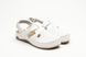 Медичні сабо LEON 951, анатомічні, шкіряні, білі 951-white-41 фото 2