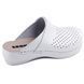 Женские сабо LEON PU102, анатомические, кожаные, белые PU102-white-40 фото 2