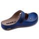 Женские сабо LEON 953, анатомические, кожаные, синие 953-blue фото 2