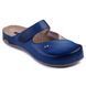 Женские сабо LEON 953, анатомические, кожаные, синие 953-blue фото 1