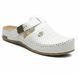 Медицинские женские сабо LEON 950, анатомические, кожаные, белые 950-white-40 фото 1