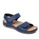 Женские сандалии LEON Xenia I 963, анатомические, кожаные, синие, 36 963-blue фото 1