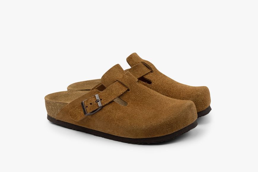 Жіночі сабо LEON 4256, анатомічні, замша, mink 4256 Mink 40 фото