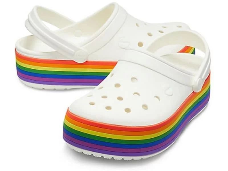 Крокси Crocband Platform Rainbow 36 розмір CrocbandPlatformRainbowM4-W6 фото