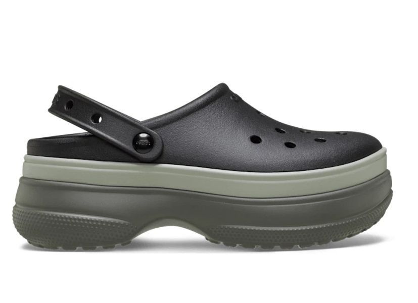 Крокси Classic Stacked Clog Black 36 розмір ClassicStackedClogBlackM4-W6 фото